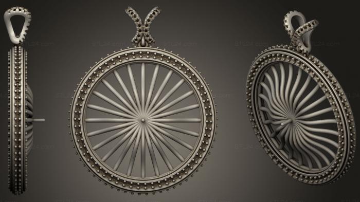 Jewelry (Pendant31, JVLR_1099) 3D models for cnc
